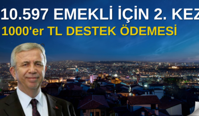 10.597 EMEKLİ İÇİN 2. KEZ 1000’er TL