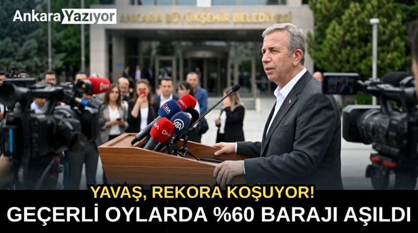Mansur Yavaş Rekora Koşuyor
