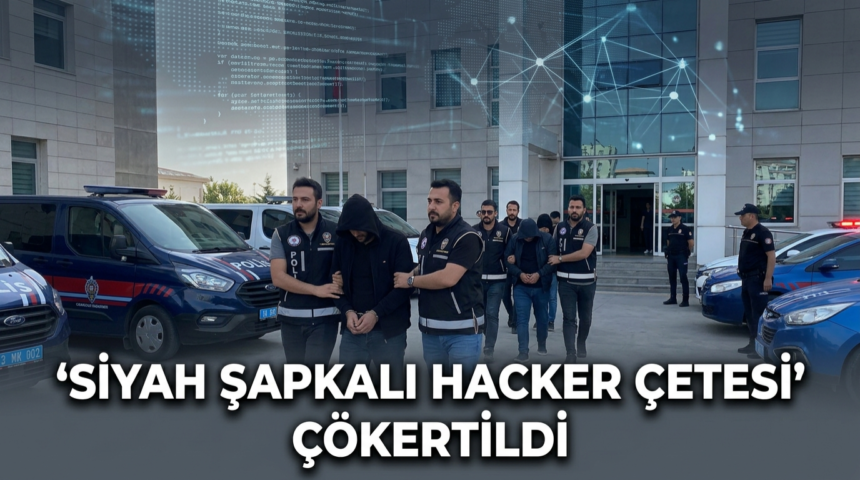 siyah şapkalı hacker