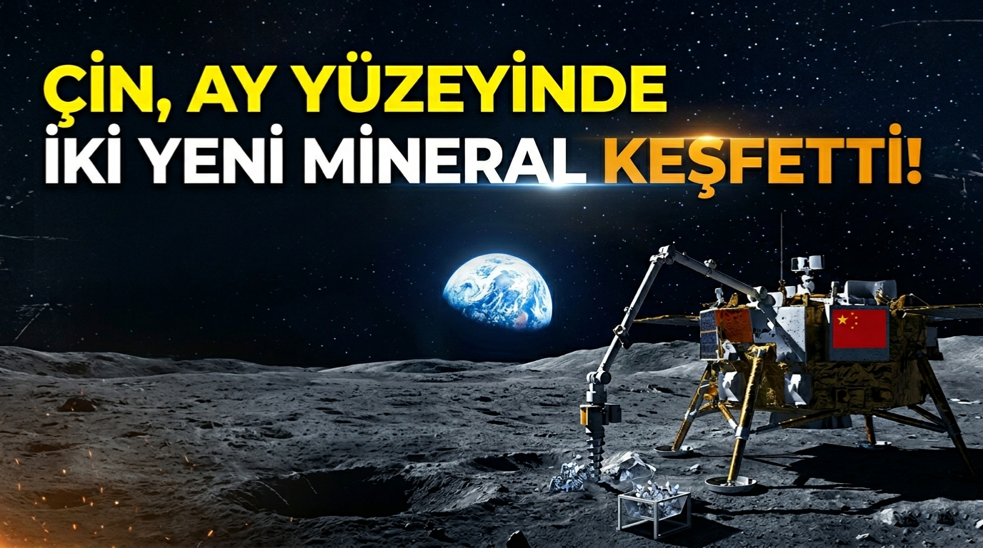 Çin, Ay Yüzeyinde İki Yeni Mineral Keşfetti!