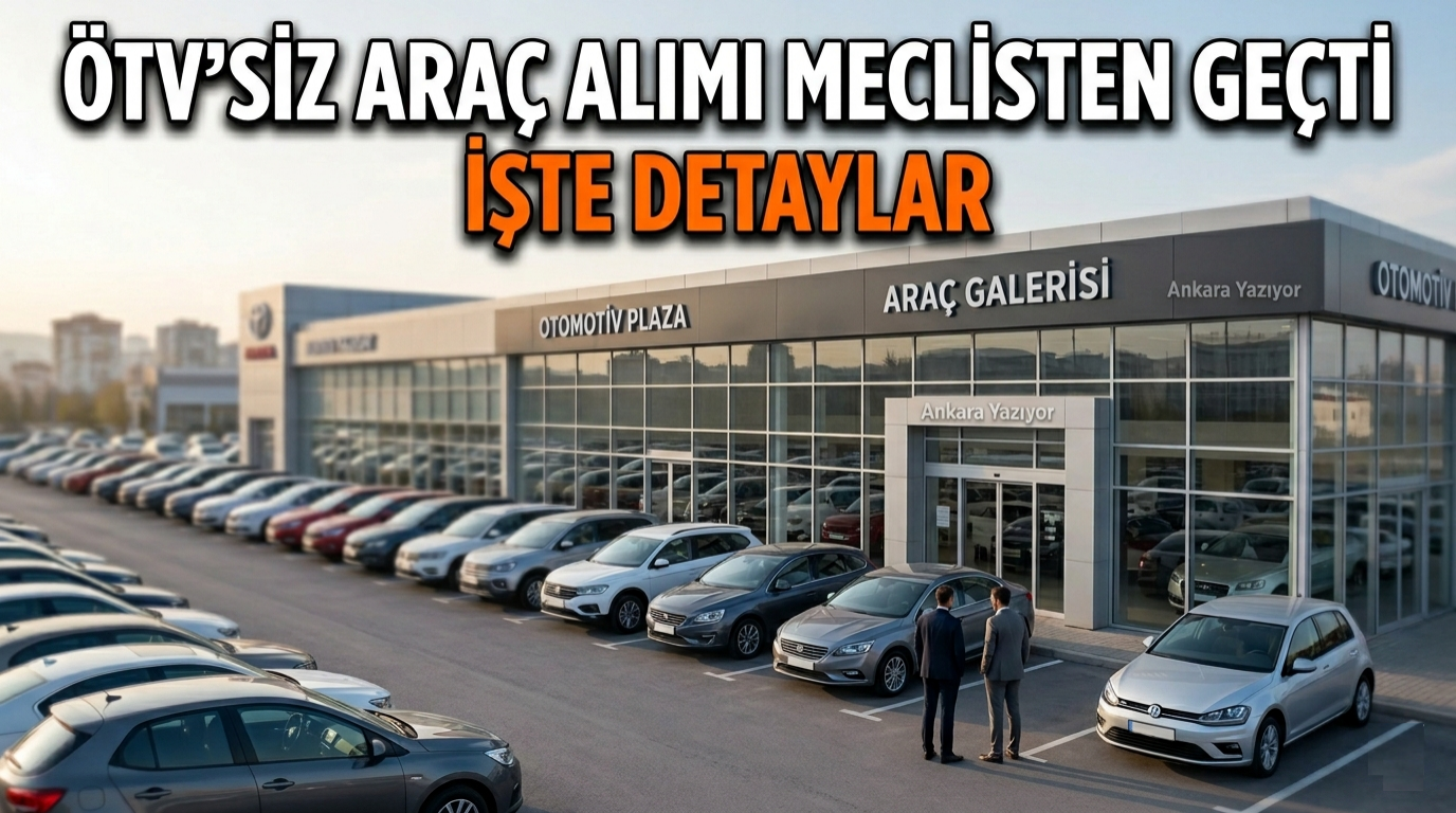 ÖTV’siz Araç Alımıyla İlgili Düzenleme Meclisten Geçti