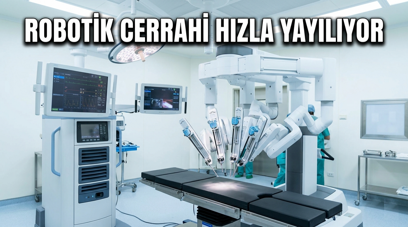 Robotik Cerrahi Hızla Yayılıyor