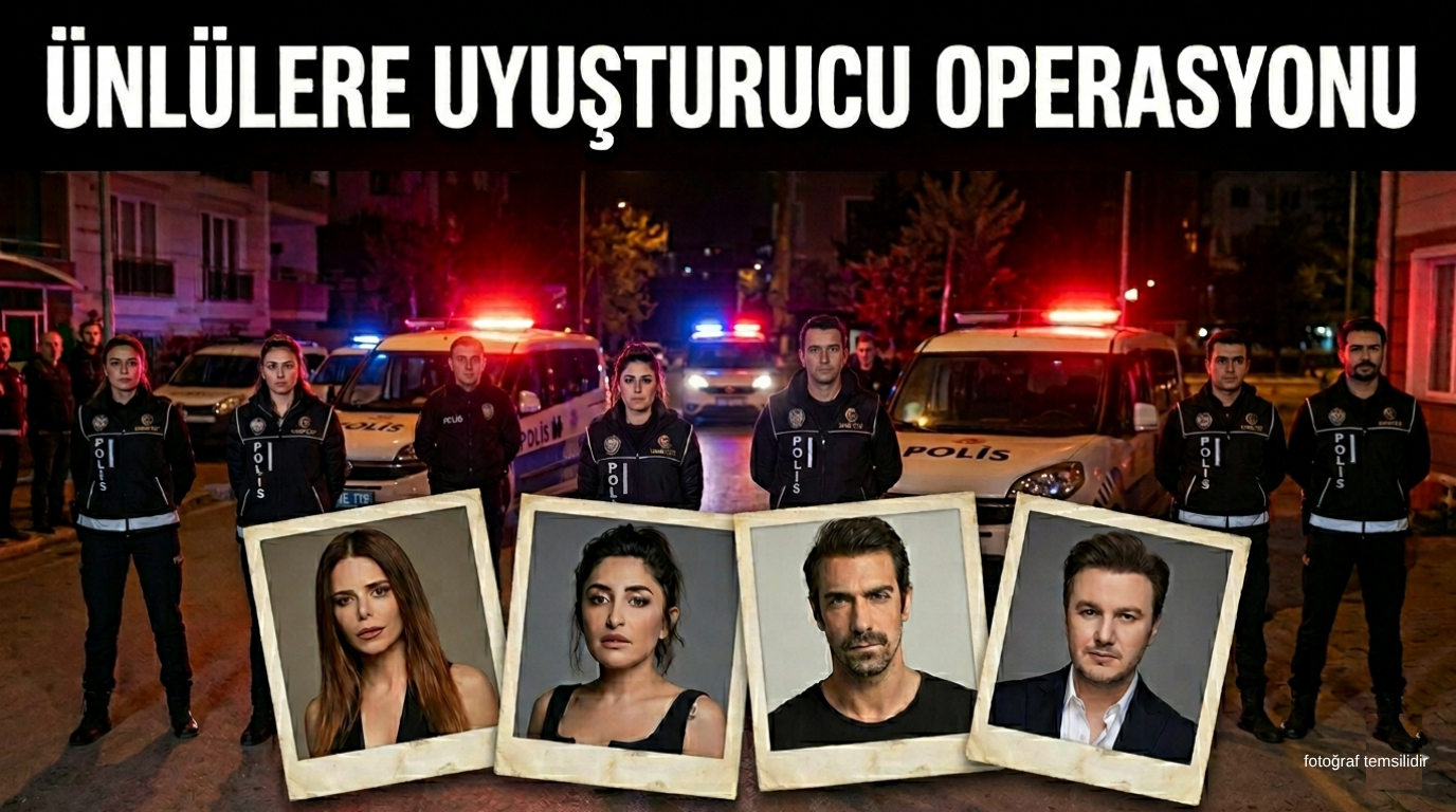Ünlülere uyuşturucu operasyonu