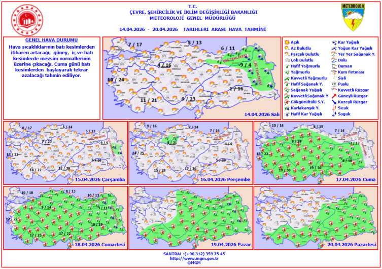 uzunvade227 Güneşe aldanmayın! Yağışlı hava yolda