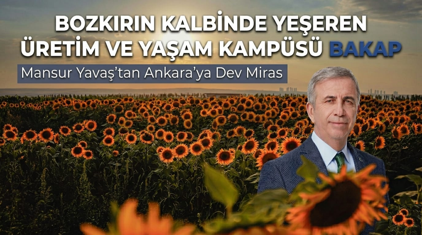 Bozkırın Kalbinde Yeşeren Üretim ve Yaşam Kampüsü BAKAP