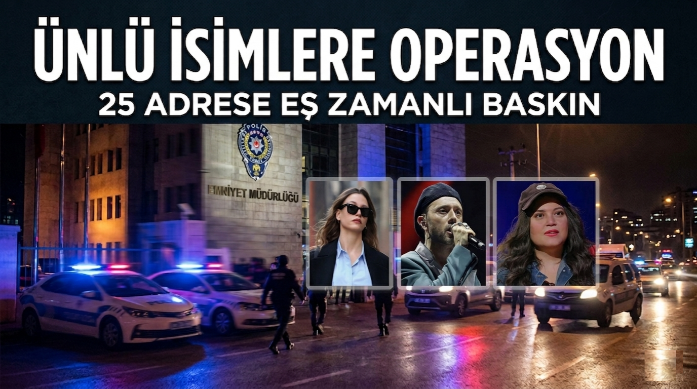 Uyuşturucu Operasyonu, Çok Sayıda Ünlü İsim Gözaltında