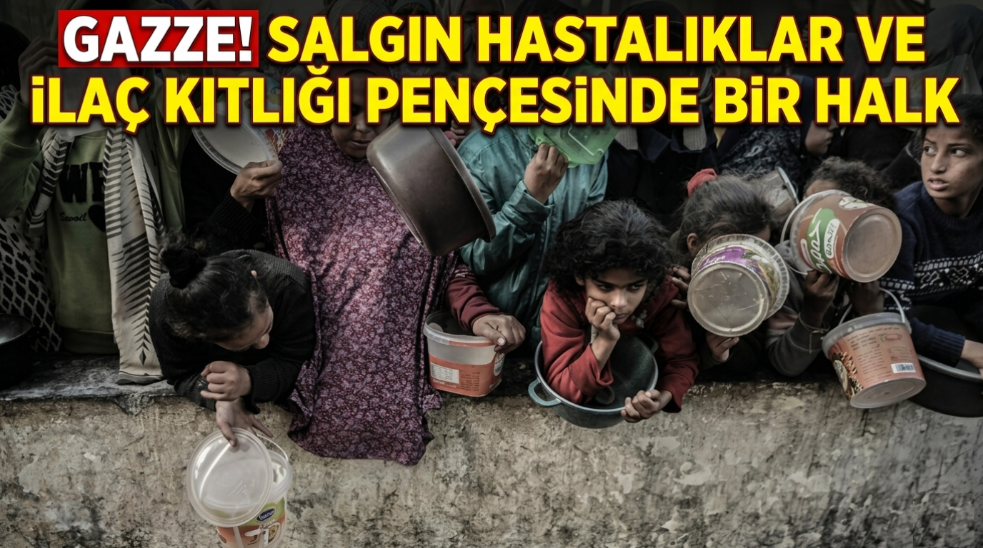 Gazze! Salgın Hastalıklar ve İlaç Kıtlığı Pençesinde Bir Halk