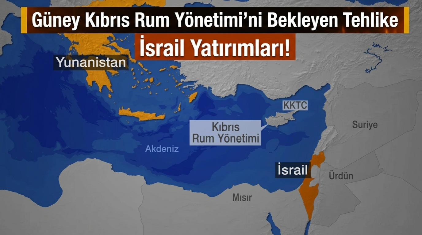 Güney Kıbrıs Rum Yönetimi’ni Bekleyen Tehlike; İsrail Yatırımları