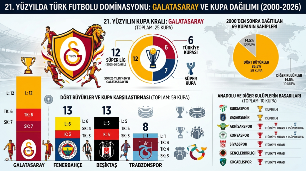 Galatasaray 21. Yüzyıla Damgasını Vurdu