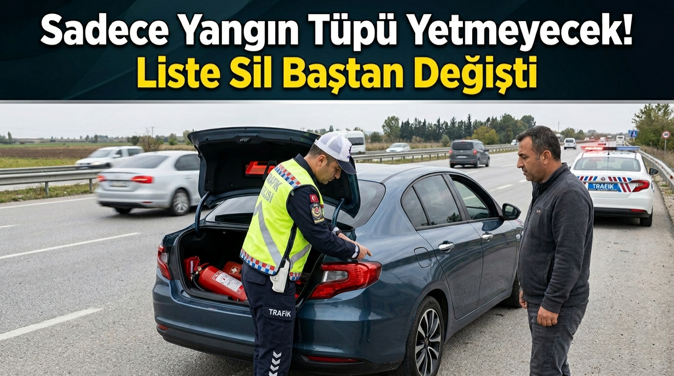 Sadece Yangın Tüpü Yetmeyecek, Liste Sil Baştan Değişti