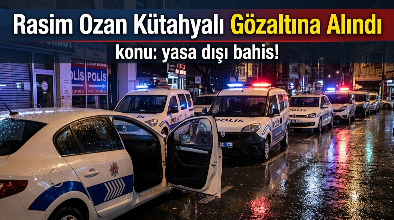 Rasim Ozan Kütahyalı Gözaltına Alındı