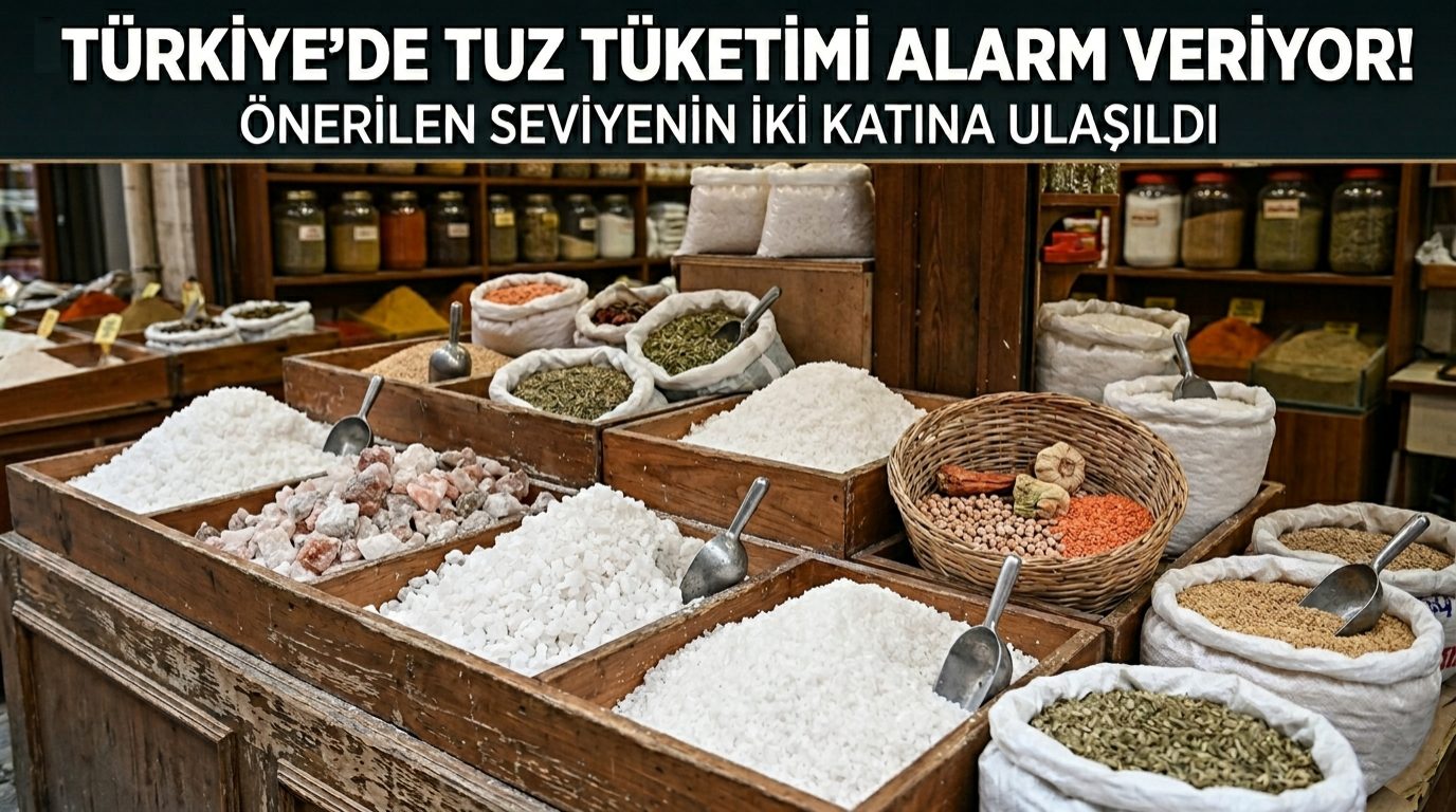 Türkiye’de Tuz Tüketimi Alarm Veriyor
