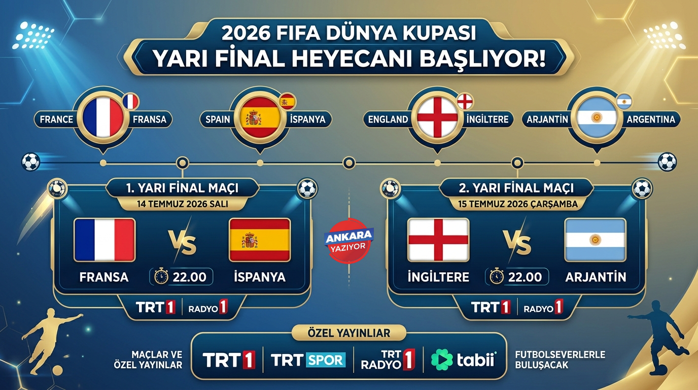 Dünya Kupası’nda Yarı Final Heyecanı